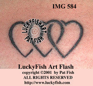 Sister Hearts Tattoo Design 1