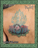Sacred Lotus Tattoo Design 2