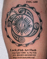 Hopi Good Luck Tattoo Design 1