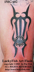 Borneo Headhunter Tribal Tattoo Design 1