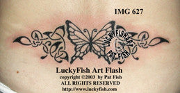 Love in Flight Celtic Tattoo Design 1