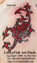 Borneo Celtic Scorpion Tribal Tattoo Design 1