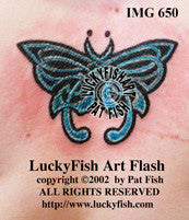 Celtic Swallowtail Tattoo Design 1