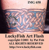 Scottish Arm Band Celtic Tattoo Design 