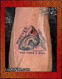 Fire Spirit Celtic Tattoo Design 
