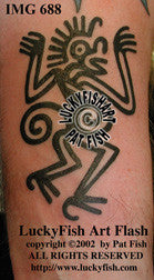 Aztec Monkey Tattoo Design 1