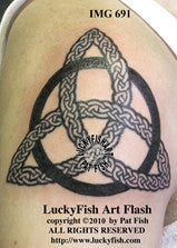 Holy Trinity Celtic Tattoo Design 1