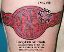 Web Of Life Band Celtic Tattoo Design 1