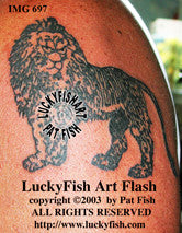 Proud Lion Tattoo Design 1