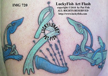 The Pipers' Mascots Celtic Tattoo Design 