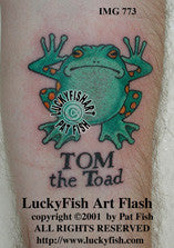 Toad Tattoo Design 1