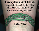 Vine Anklet Celtic Tattoo Design 3