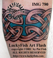 St. Jason's Celtic Band Tattoo Design