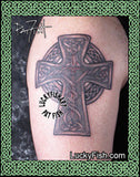Celtic Warrior King Cross Tattoo Design