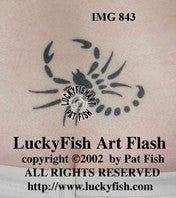 Tribal Scorpion Tattoo Design 1