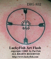 Four Corners Compass Indian Tattoo Design 1