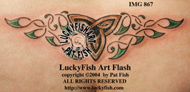 Wood Nymph Celtic Tattoo Design 1