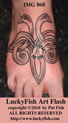 Celtic Love Birds Tattoo Design 1