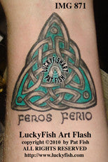 Fierce Knot Celtic Tattoo Design 1