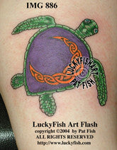Moon Turtle Celtic Tattoo Design 1