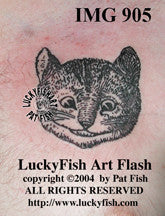 Cheshire Cat Tattoo Design 1