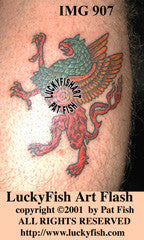 Griffin Mythological Tattoo Design 1
