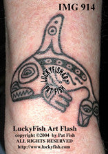 Salish Orca Tattoo Design 1