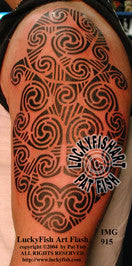Spiral King Celtic Tattoo Design 1