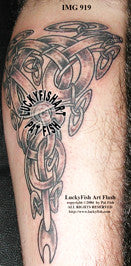 Loch Ness Monster Celtic Tattoo Design 1