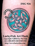 Manhood Knot Celtic Warrior Tattoo Design 