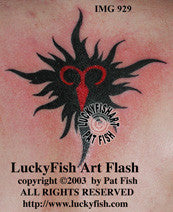 Aries Sun Astrology Tattoo Design 1