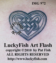 Sweet Heart Celtic Tattoo Design 1