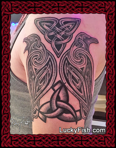 celtic bird tattoo