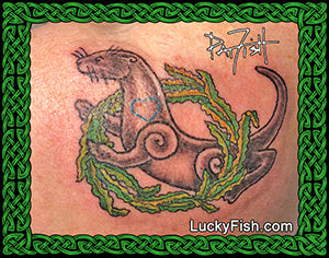 Sea Otter Tattoo Design
