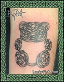 Celtic Cute Teddy Bear Tattoo Design