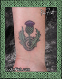Thistle Magic Scottish Tattoo Design 2
