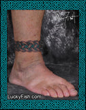 Wedding Band Celtic Anklet Tattoo Design